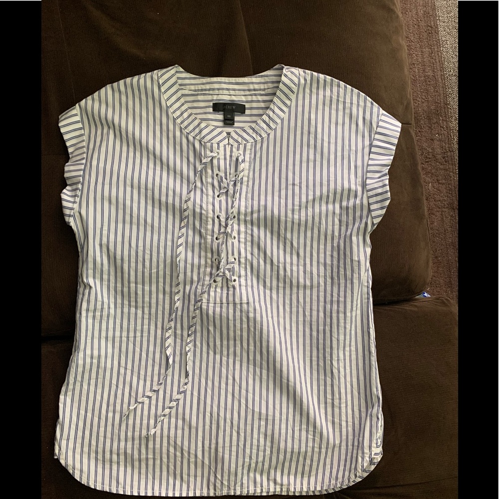 J.crew oversized cuffed sleeve top